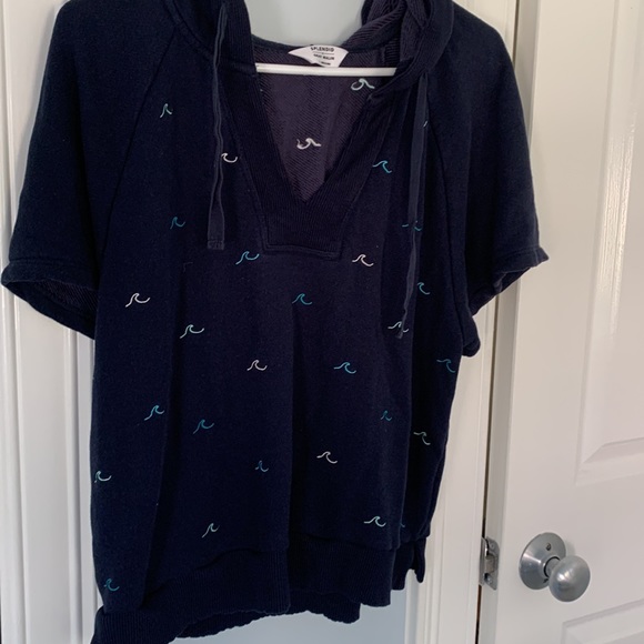 Splendid x Gray Malin Large wave short sleeve sweatshirt - Picture 2 of 6